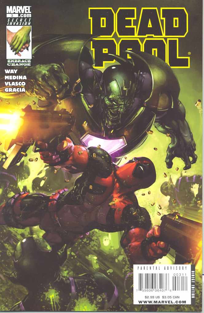 DEADPOOL #3 2008 Deadpool MARVEL COMICS   