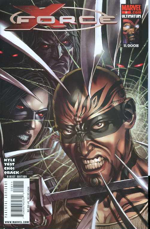 X-FORCE #8 MIKE CHOI COVER 2008 X-Force MARVEL COMICS   