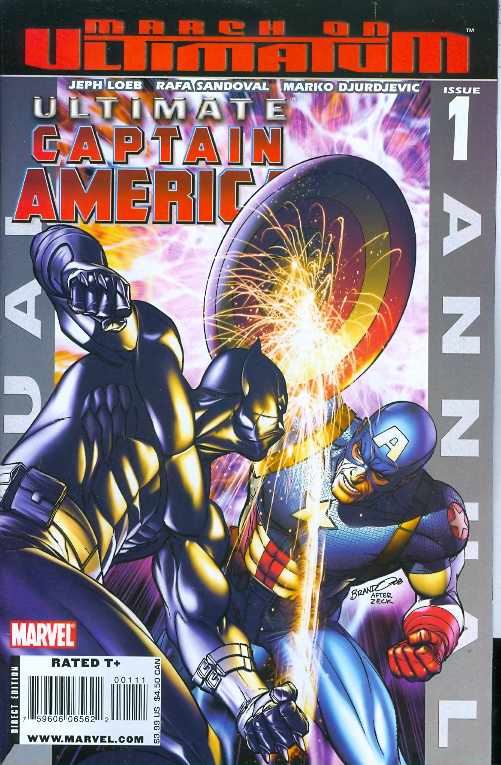 ULTIMATE CAPTAIN AMERICA ANNUAL #1 2008 Ultimate Avengers MARVEL COMICS   