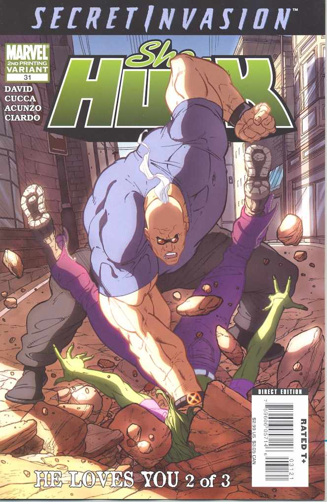 SHE-HULK #31 2ND PRINT VARIANT 2008 She-Hulk MARVEL COMCS