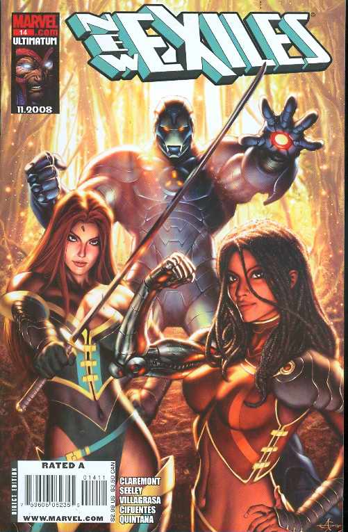 NEW EXILES #14 2008 New Exiles MARVEL COMICS