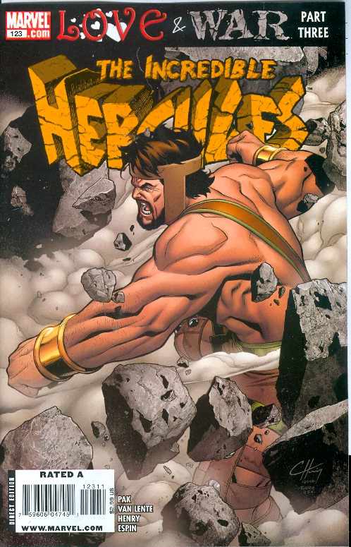 INCREDIBLE HULK HERCULES #123 2008 Incredible Hulk MARVEL COMICS