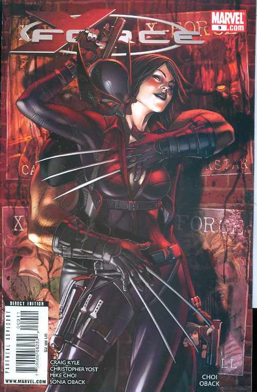 X-FORCE #9 MIKE CHOI COVER 2008 X-Force MARVEL COMICS   