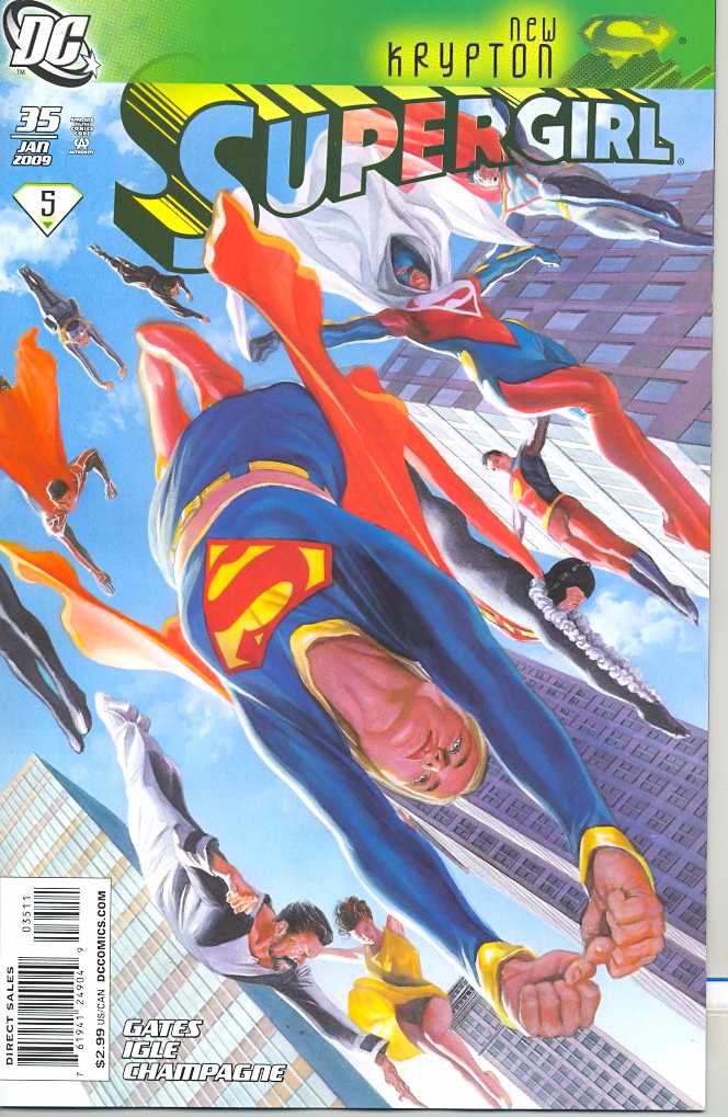 SUPERGIRL #35 2008 ALEX ROSS COVER Supergirl DC COMICS