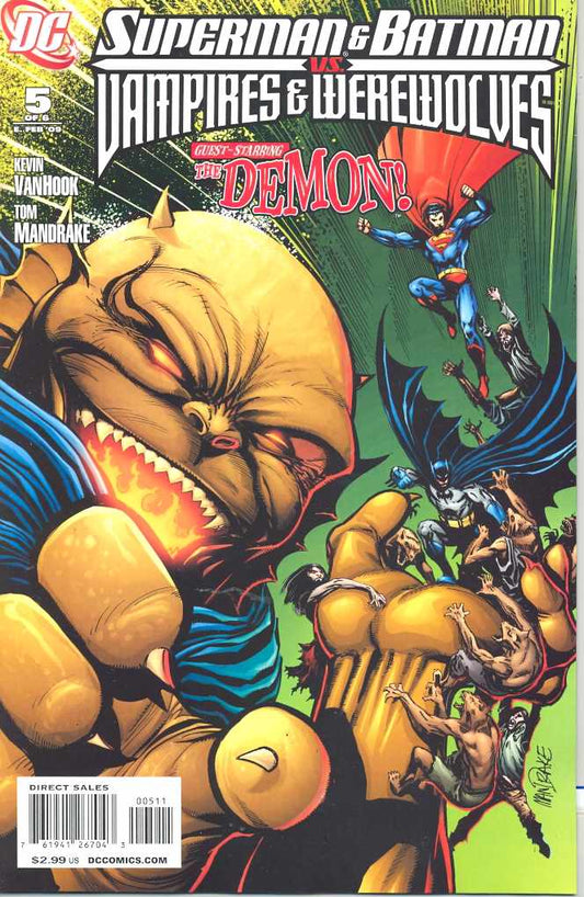 SUPERMAN BATMAN VS VAMPIRES WEREWOLVES #5 2008 Superman DC COMICS