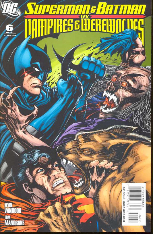 SUPERMAN BATMAN VS VAMPIRES WEREWOLVES #6 2008 Superman DC COMICS
