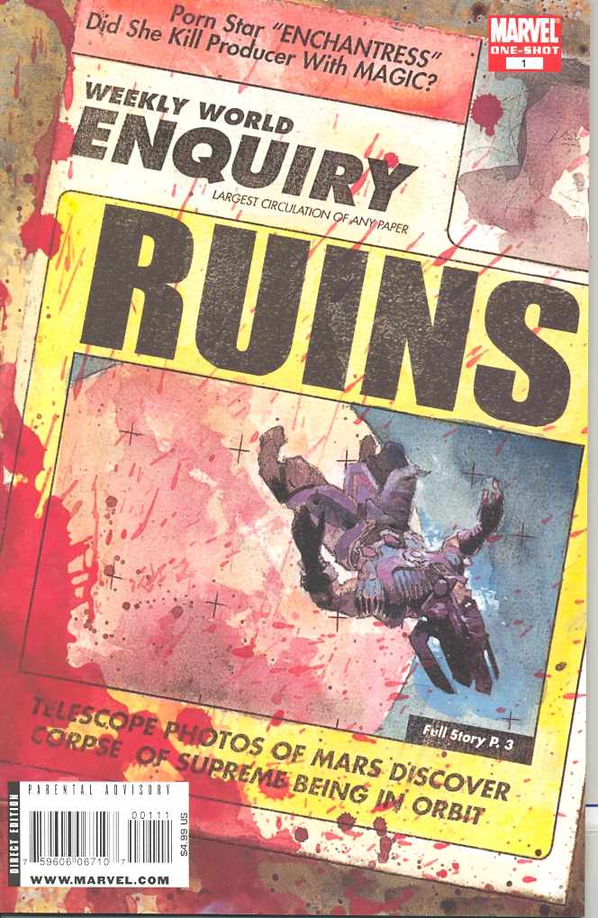 RUINS #1 2009 MARVEL COMICS
