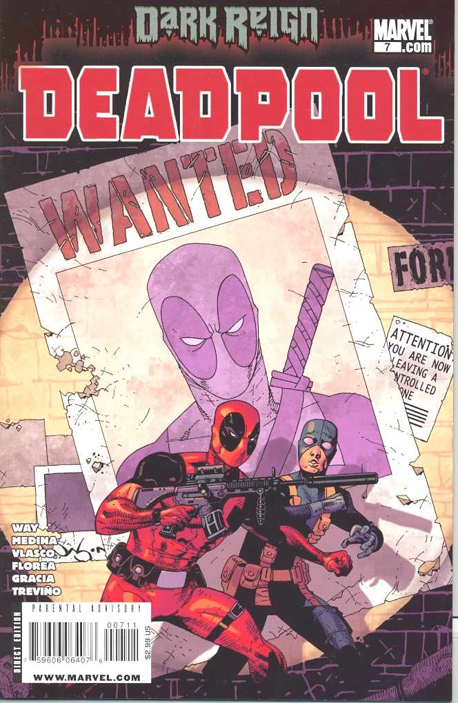 DEADPOOL #7 HOMAGE 2008 Deadpool MARVEL COMICS   