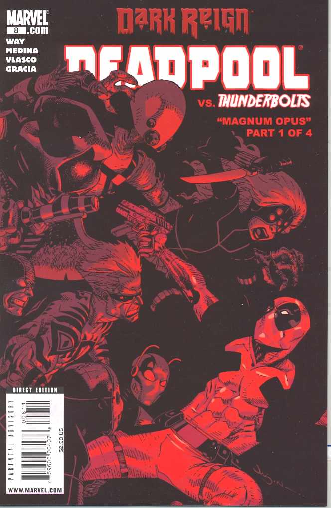 DEADPOOL #8 2008 Deadpool MARVEL COMICS   