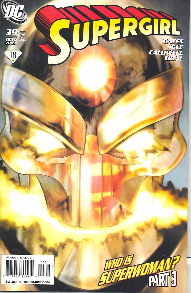 SUPERGIRL #39 2009 MIDDLETON COVER Supergirl DC COMICS