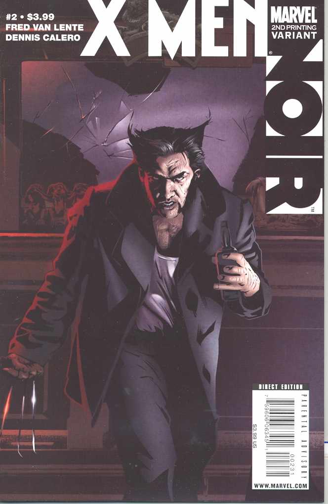 X-MEN NOIR #2 (OF 4) 2ND PRINT VARIANT 2009 X-Men Noir MARVEL COMICS   