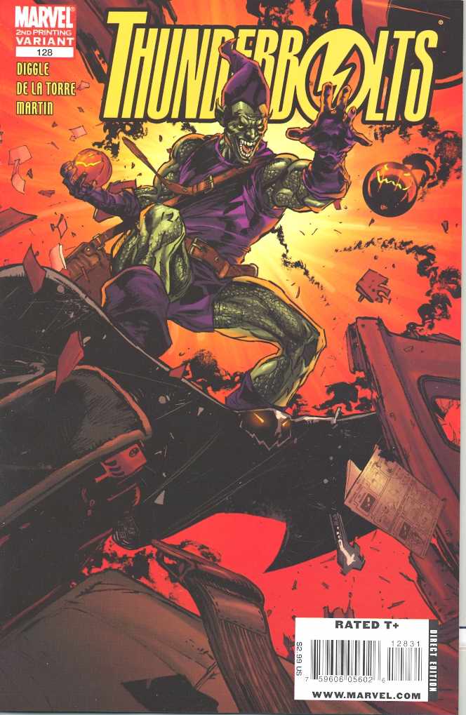 THUNDERBOLTS #128 2ND PRINT VARIANT 2009 (YELENA JOINS TEAM) Thunderbolts MARVEL COMICS