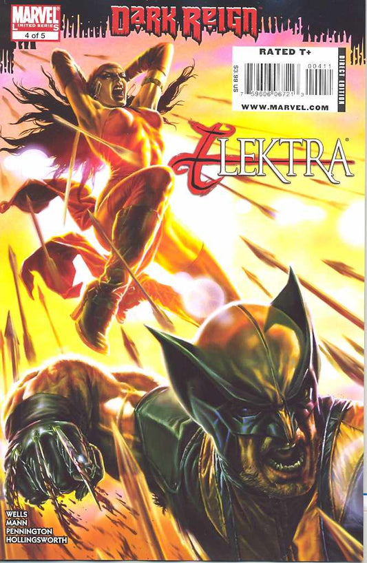 DARK REIGN ELEKTRA #4 2009 BERMEJO Elektra MARVEL COMCS