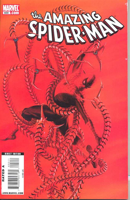 AMAZING SPIDER-MAN #600 ALEX ROSS 2009 (1ST APP CAPTAIN YURI) Amazing Spider-Man MARVEL COMICS   