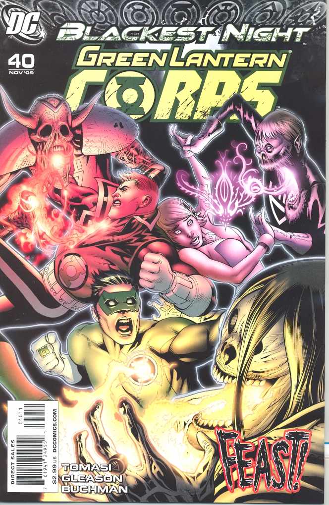 GREEN LANTERN CORPS #40 2009 Green Lantern DC COMICS