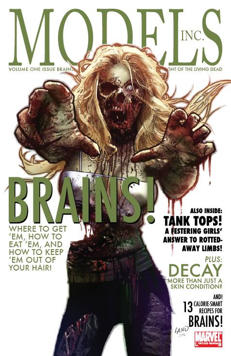 MODELS INC #3 (OF 4) ZOMBIE VARIANT 2009  MARVEL COMICS   