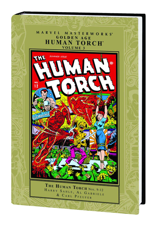 MMW GOLDEN AGE HUMAN TORCH HC VOL 03 Fantastic Four MARVEL COMICS