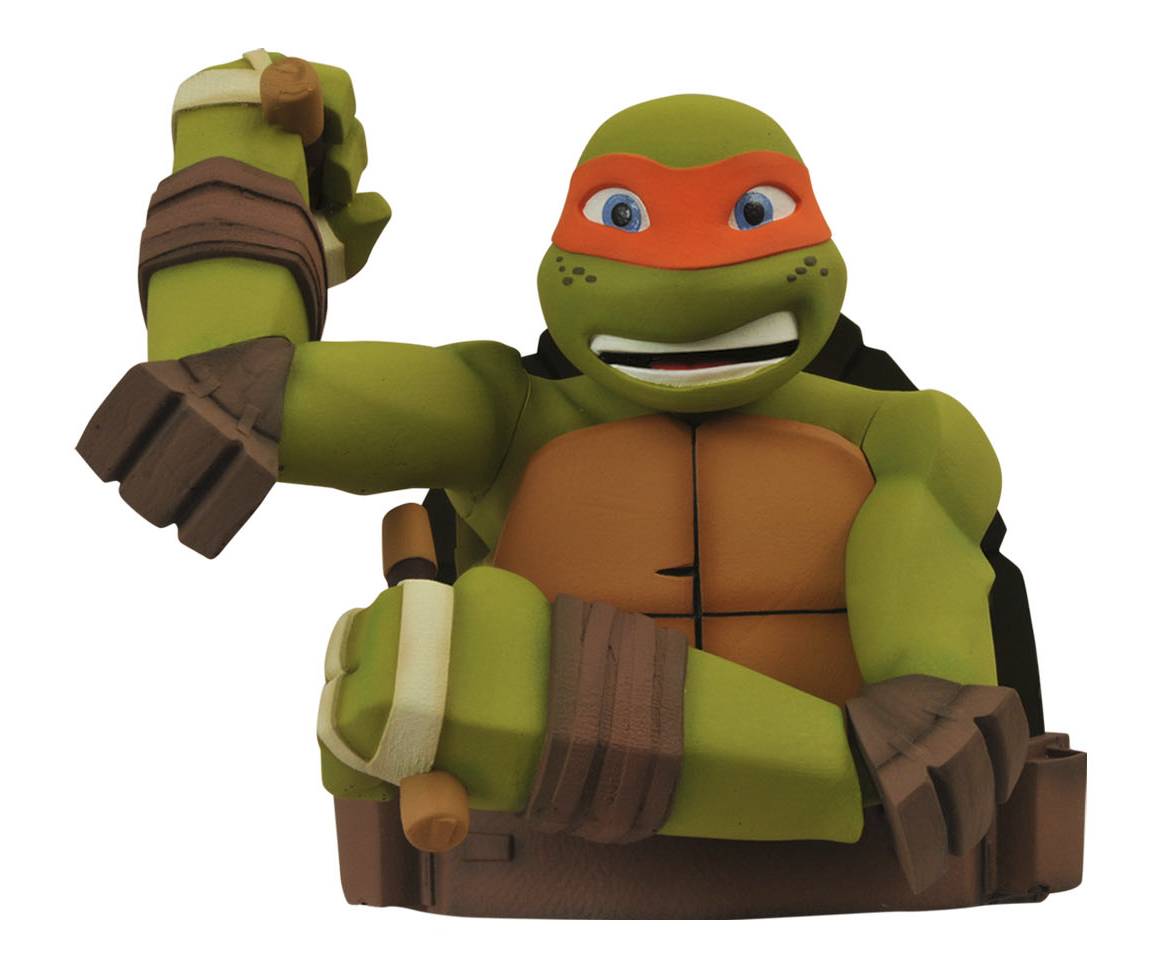 TMNT MICHELANGELO BUST BANK TMNT DIAMOND SELECT TOYS LLC
