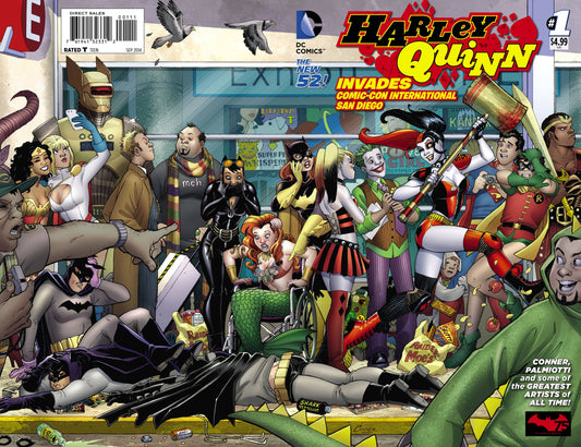 HARLEY QUINN INVADES COMIC CON INTL SAN DIEGO #1 2014 Harley Quinn DC COMICS