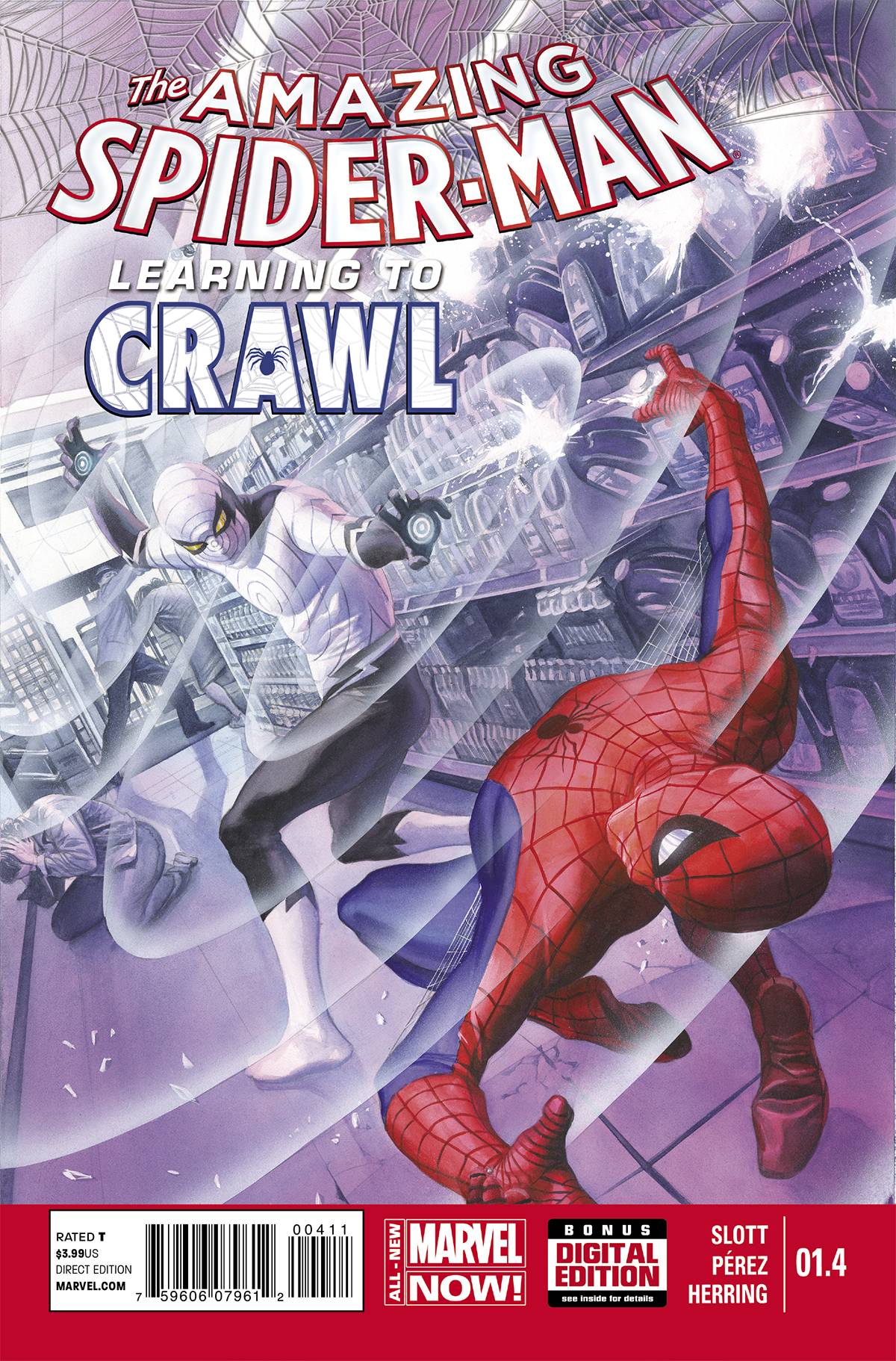 AMAZING SPIDER-MAN #1.4 LEARNING TO CRAWL 2014 Spider-Man MARVEL COMICS