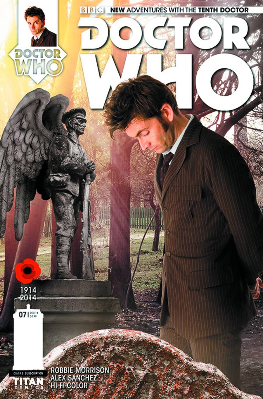 DOCTOR WHO 10TH #7 SUBSCRIPTION PHOTO VARIANT 2015 Doctor Who TITAN COMICS