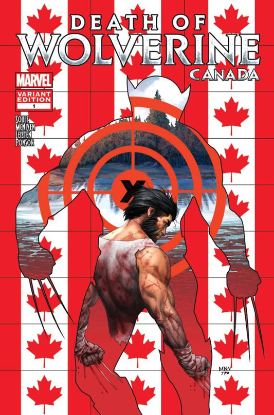 DEATH OF WOLVERINE #1 (OF 4) MCNIVEN CANADA VARIANT 2014