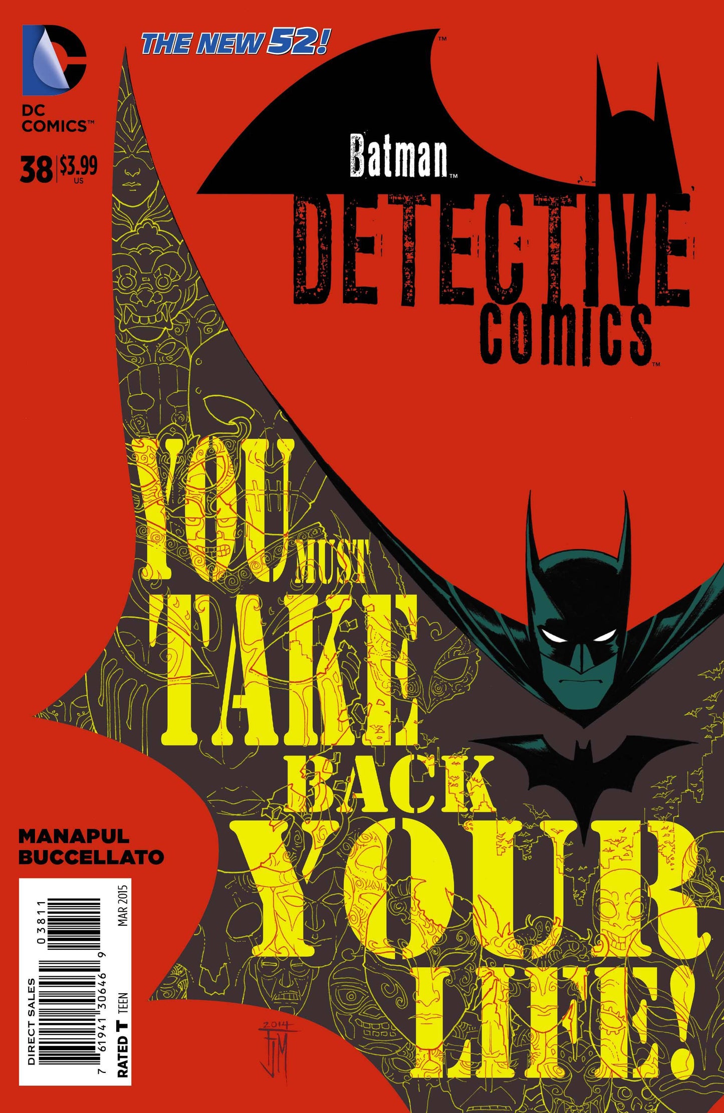 DETECTIVE COMICS #38 2015 Batman DC COMICS