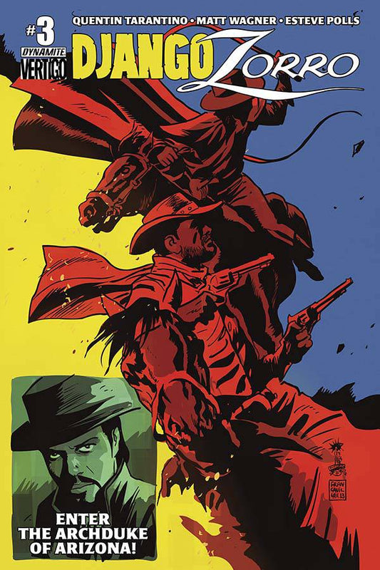 DJANGO ZORRO #3 COVER B FRANCAVILLA  DYNAMITE   