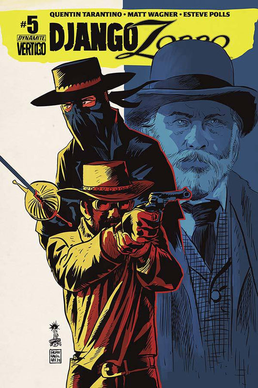 DJANGO ZORRO #5 COVER B FRANCAVILLA  DYNAMITE   