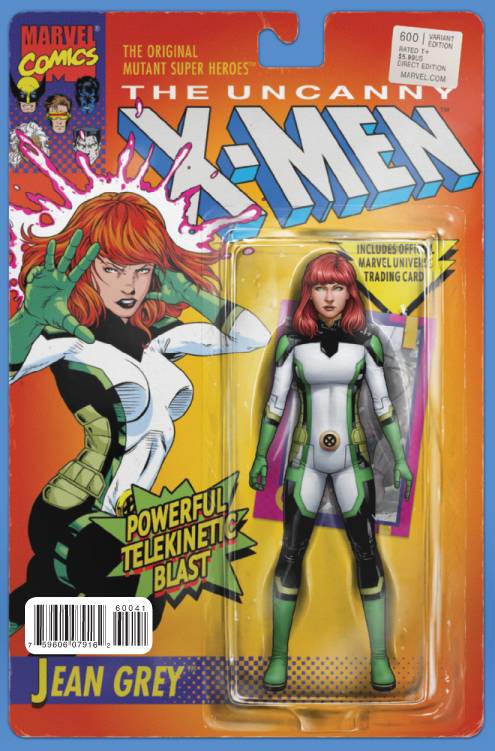 UNCANNY X-MEN #600 JEAN GREY CHRISTOPHER ACTION FIGURE A VARIANT 2015 X-Men MARVEL COMICS   