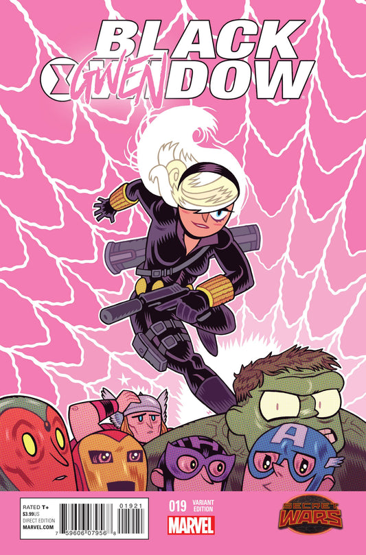 BLACK WIDOW #19 BLACK WIDSGWEN GWEN DAN HIPP VARIANT 2015 Black Widow MARVEL COMICS