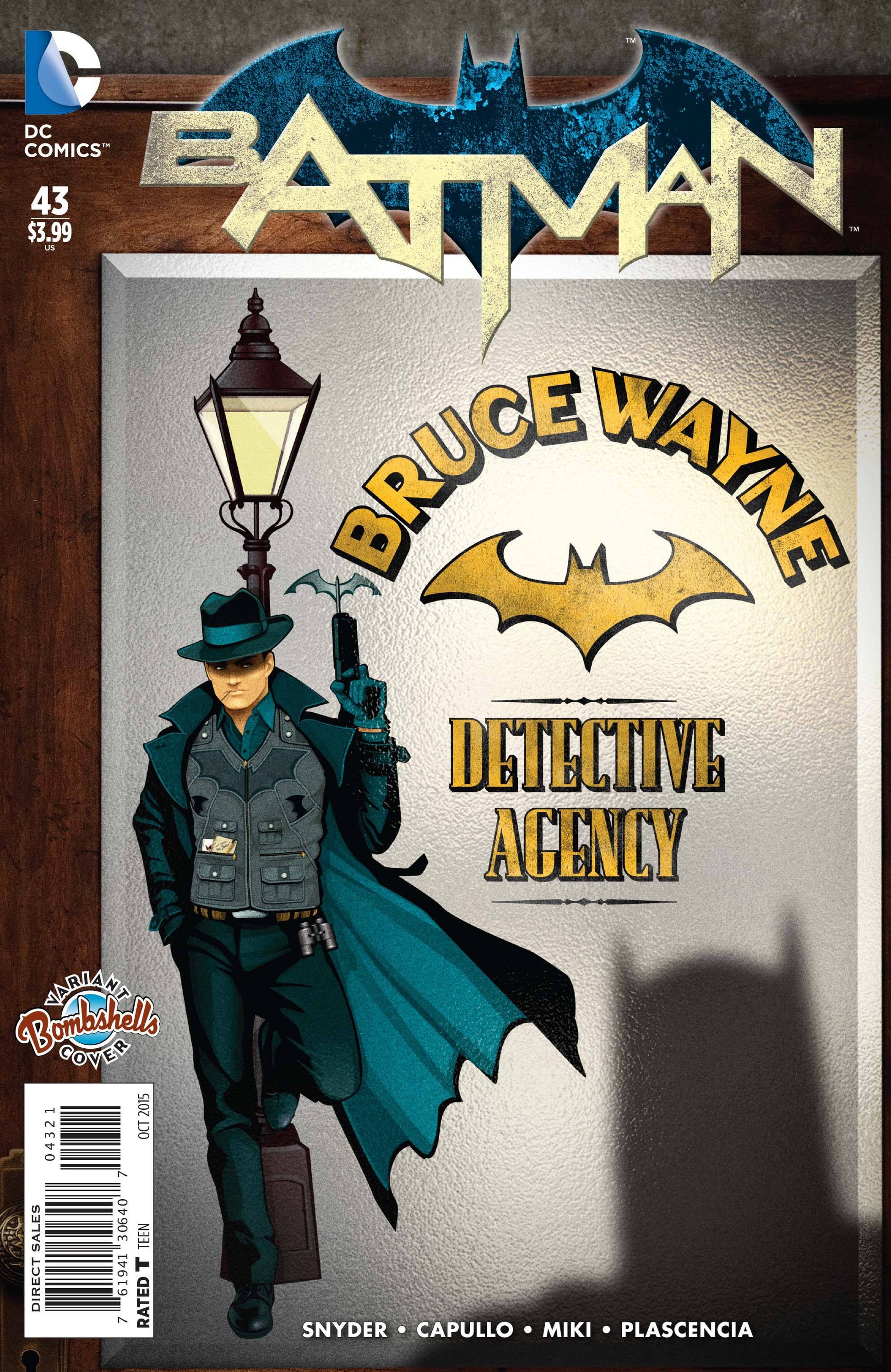 BATMAN #43 BOMBSHELLS VARIANT NEW 52 2015 (1ST APP MR BLOOM) Batman DC COMICS
