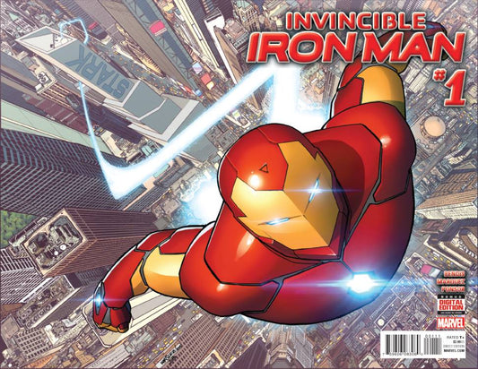 INVINCIBLE IRON MAN #1 2015 Invincible Iron Man MARVEL COMICS   