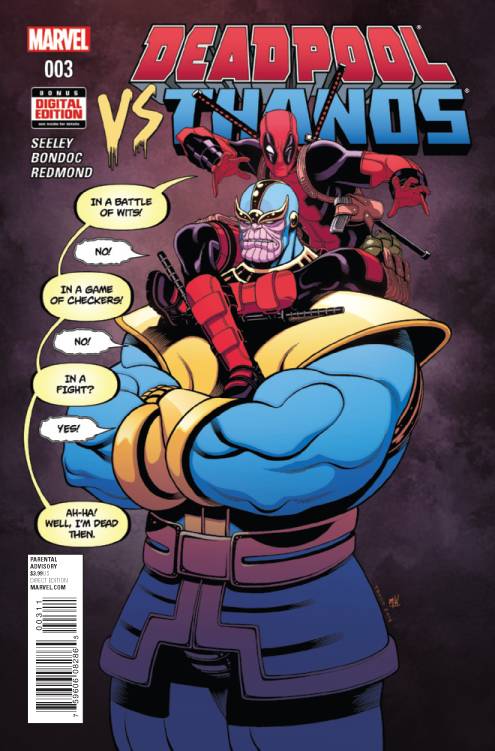 DEADPOOL VS THANOS #3 (OF 4) 2015 Deadpool MARVEL COMICS   