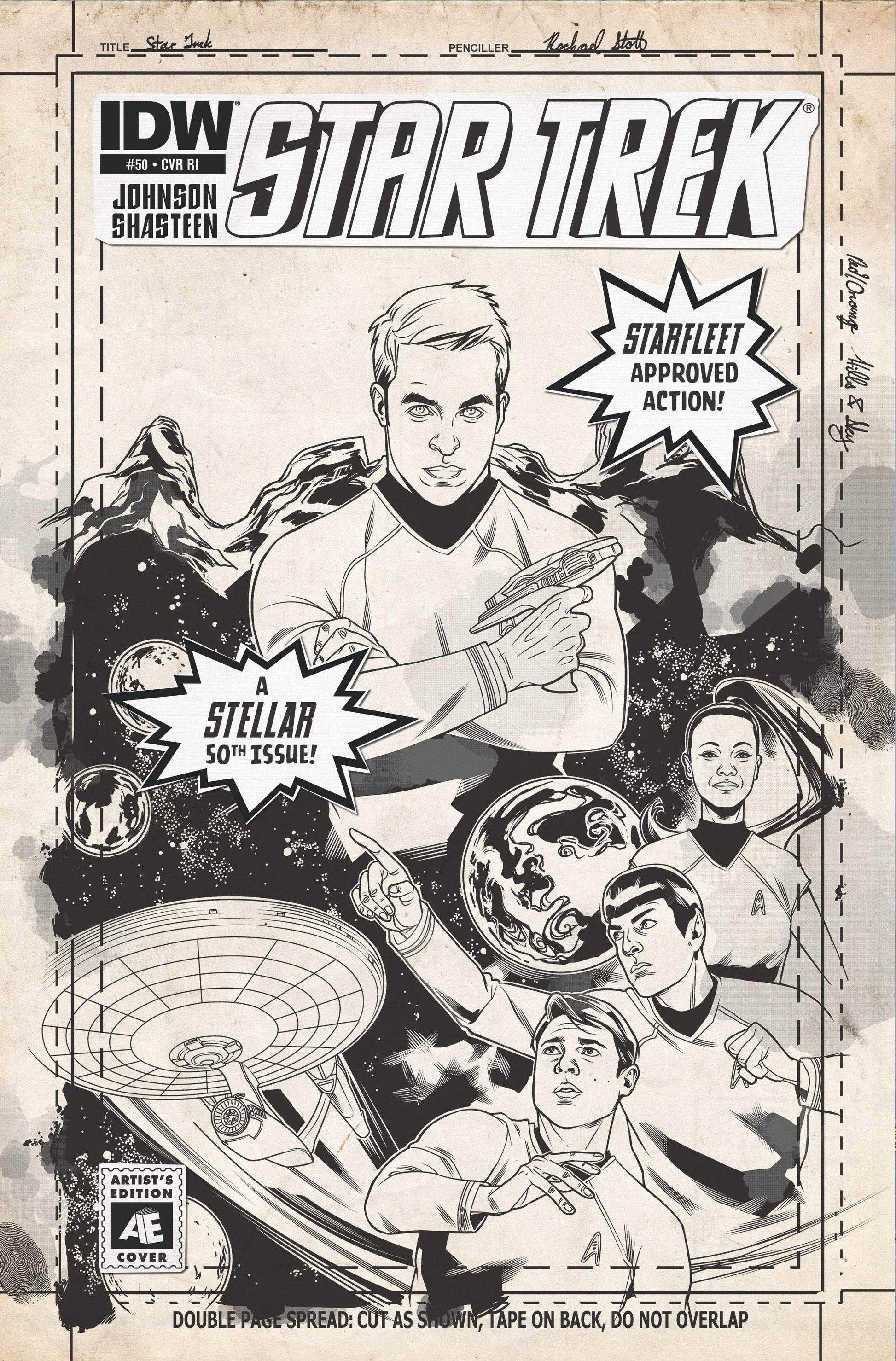 STAR TREK ONGOING #50 1:10 VARIANT 2015 Star Trek IDW PUBLISHING   