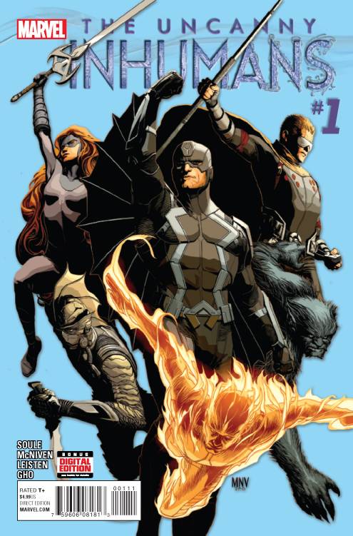 UNCANNY INHUMANS #1 2015 Inhumans MARVEL COMICS   