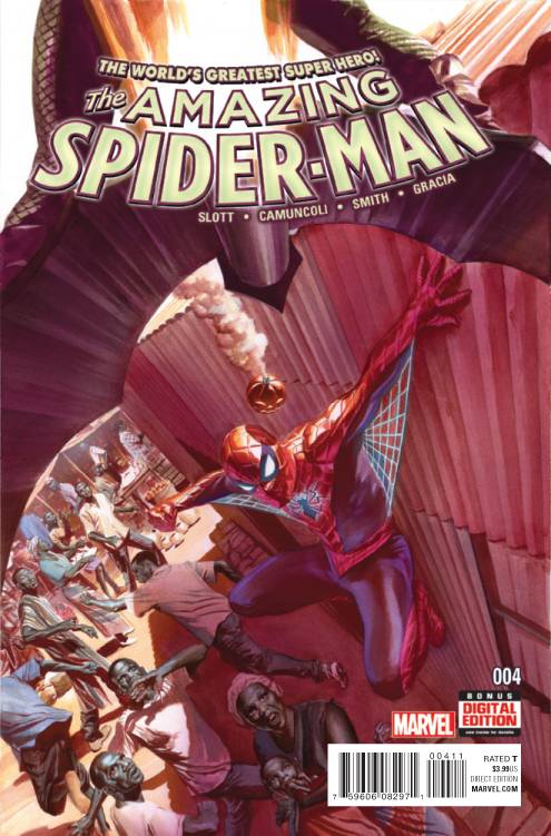 AMAZING SPIDER-MAN #4 ALEX ROSS 2015