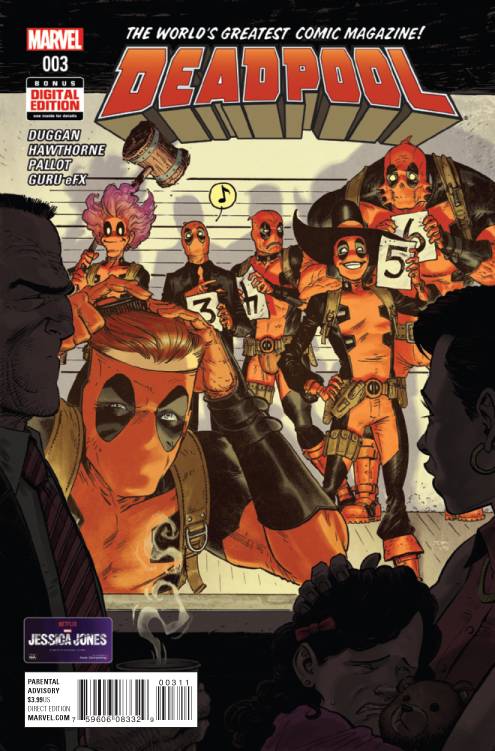 DEADPOOL #3 2015 Deadpool MARVEL COMICS   