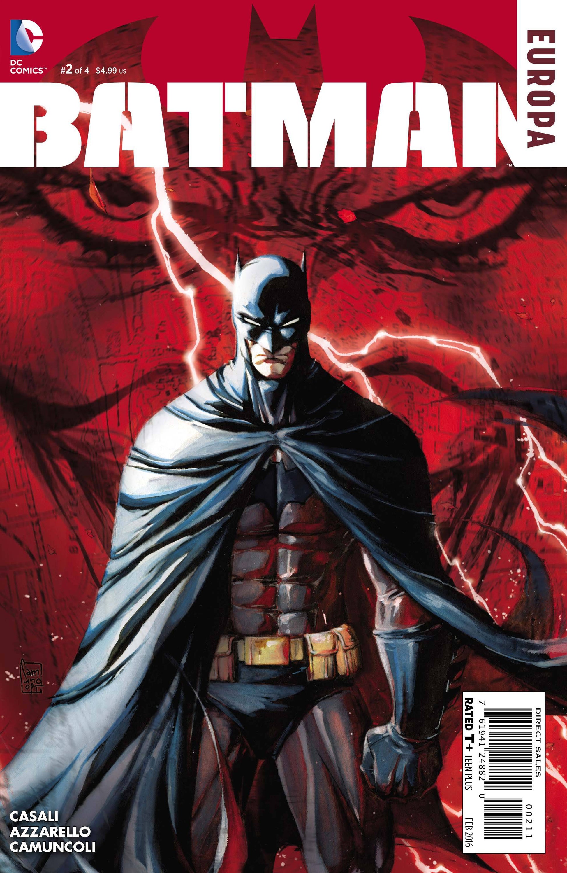 BATMAN EUROPA #2 2015 Batman DC COMICS