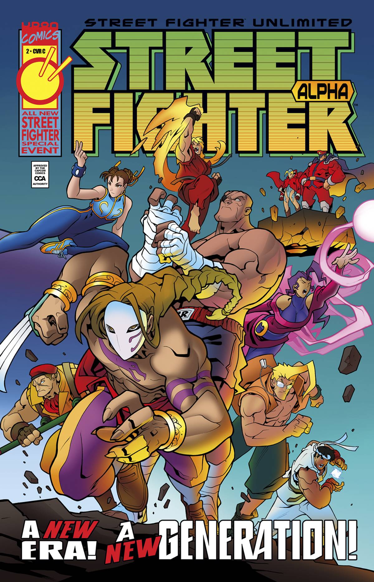 STREET FIGHTER UNLIMITED #2 CVR C 1:10 HOMAGE VARIANT 2016 Street Fighter UDON ENTERTAINMENT INC   