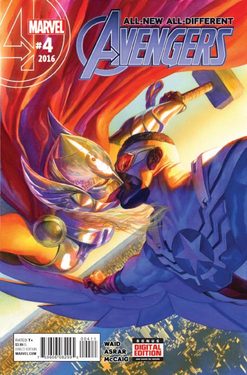 ALL NEW ALL DIFFERENT AVENGERS #4 ALEX ROSS COVER 2016 Avengers MARVEL COMICS   