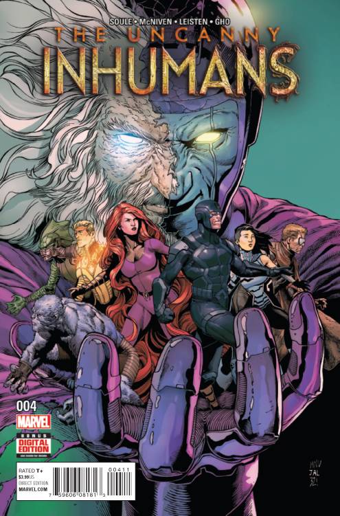 UNCANNY INHUMANS #4 2015 Inhumans MARVEL COMICS   