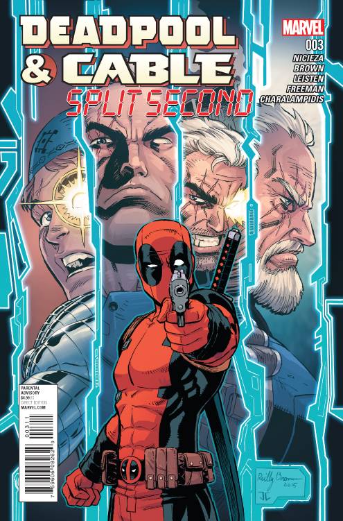 DEADPOOL AND CABLE SPLIT SECOND #3 2016 Deadpool MARVEL COMICS   