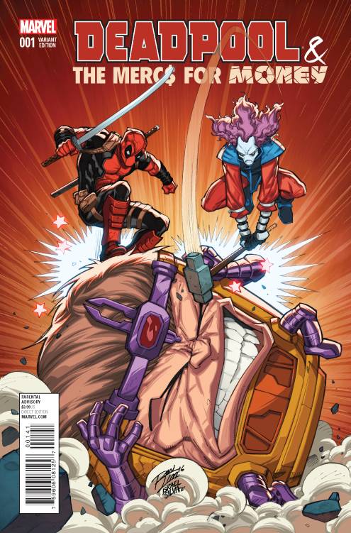 DEADPOOL MERCS FOR MONEY #1 LIM VARIANT 2016 Deadpool MARVEL COMICS   