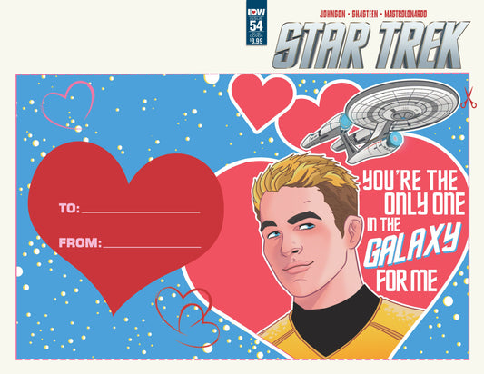 STAR TREK ONGOING #54 VALENTINES DAY CARD VARIANT 2016 Star Trek IDW PUBLISHING   