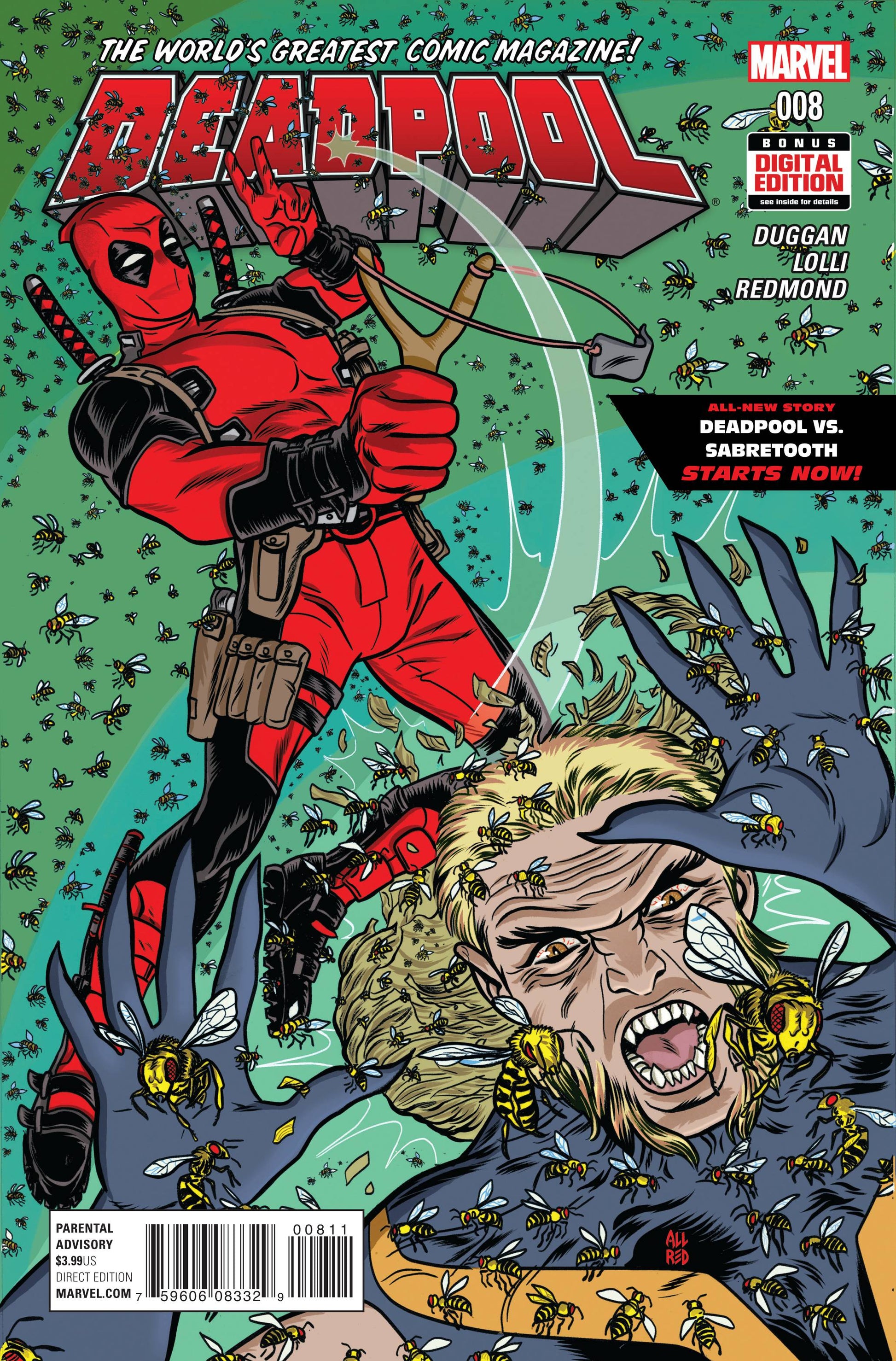 DEADPOOL #8 2016 Deadpool MARVEL COMICS   