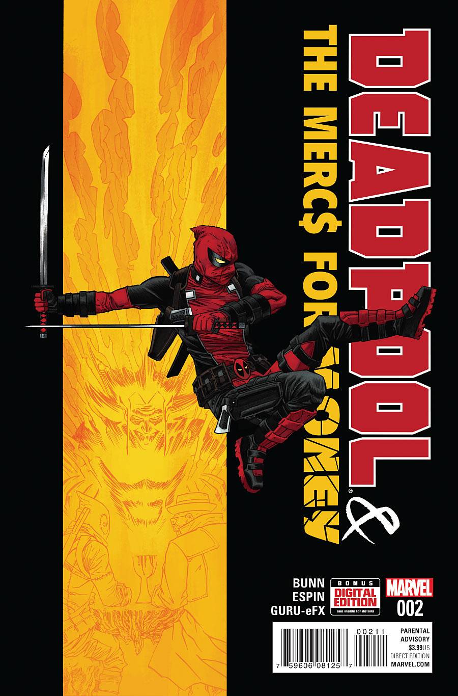 DEADPOOL MERCS FOR MONEY #2 2016 Deadpool MARVEL COMICS   