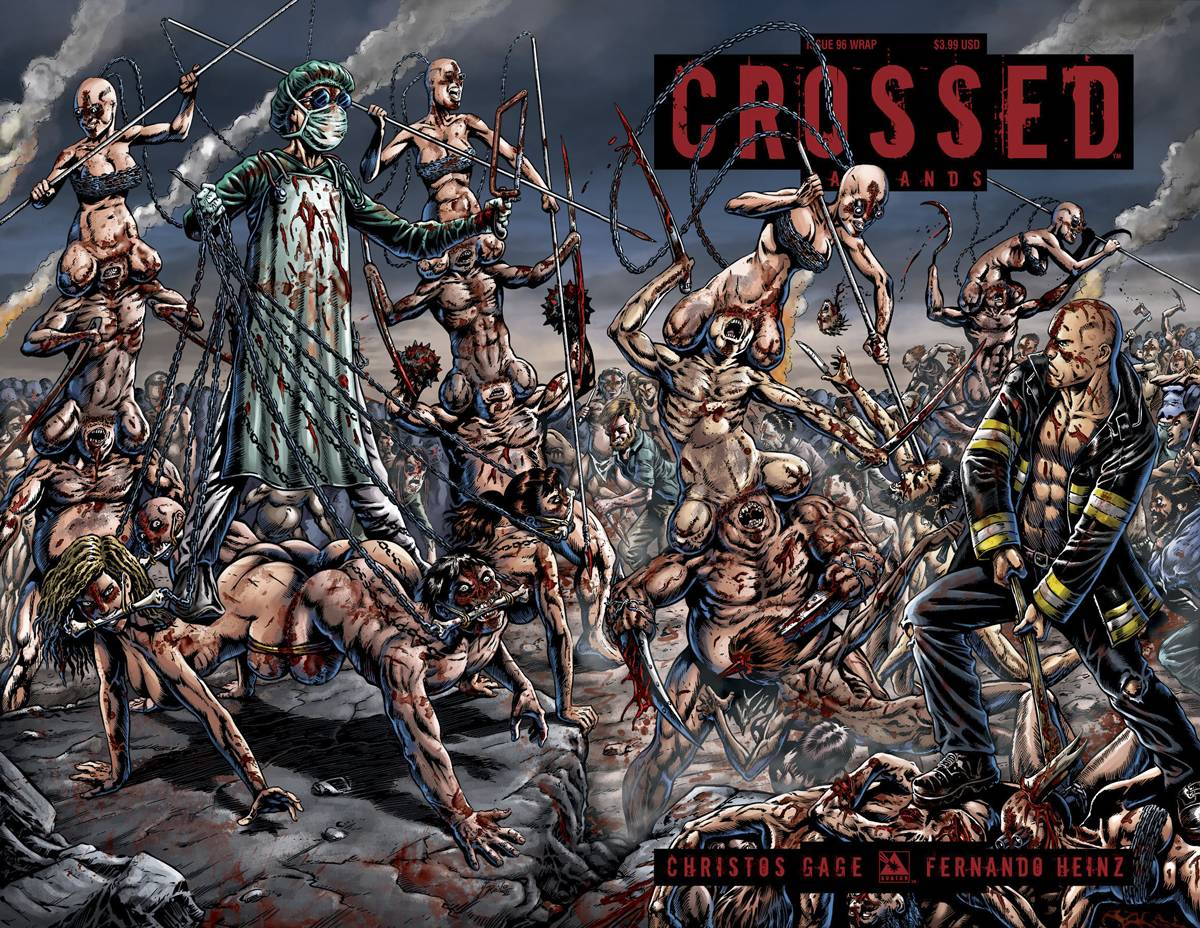 CROSSED BADLANDS #96 WRAP (MR) 2016 Crossed AVATAR PRESS INC   