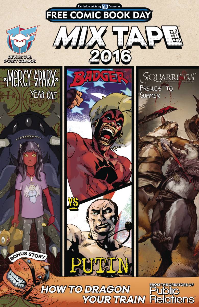 MIXTAPE DEVILS DUE 1FIRST COMICS FCBD UNSTAMPED 2016 DARK HORSE