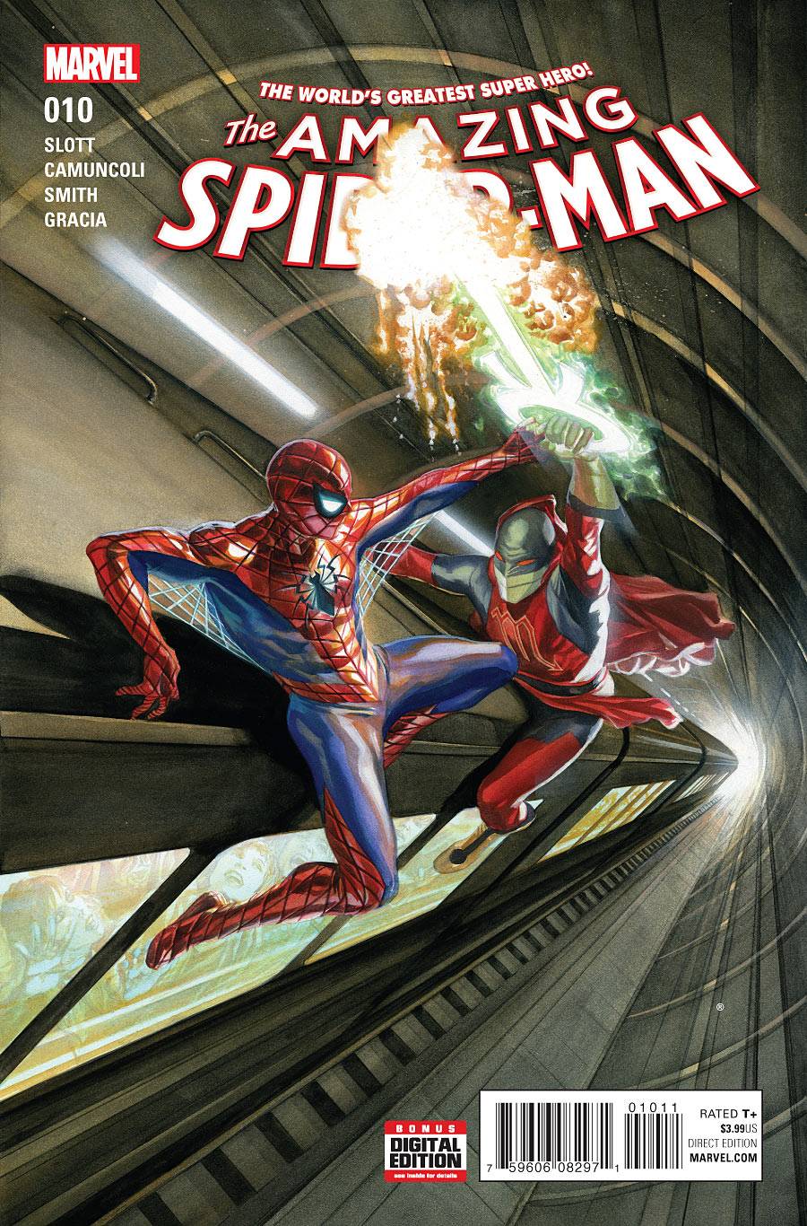 AMAZING SPIDER-MAN #10 ALEX ROSS 2016 Amazing Spider-Man MARVEL COMICS   